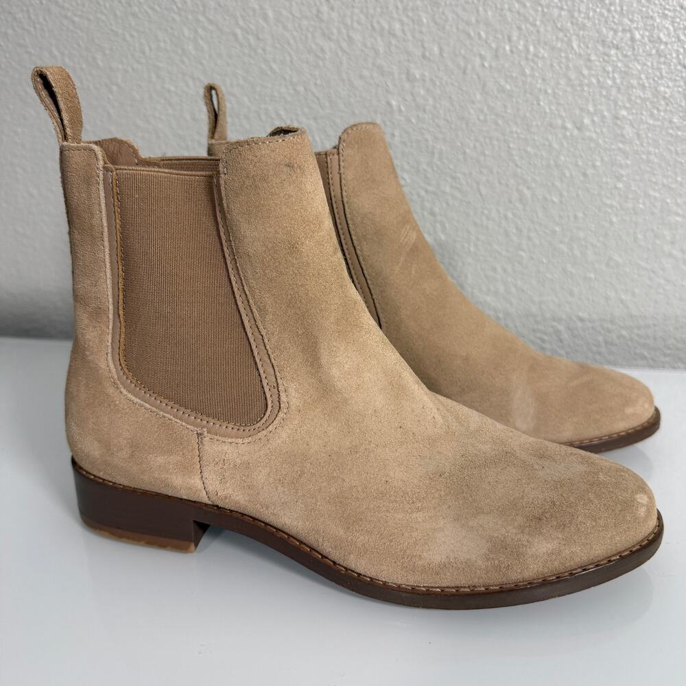 Thursday Boot Company Everyday Chelsea Boots Womens 7.5 Tan Suede Ankle